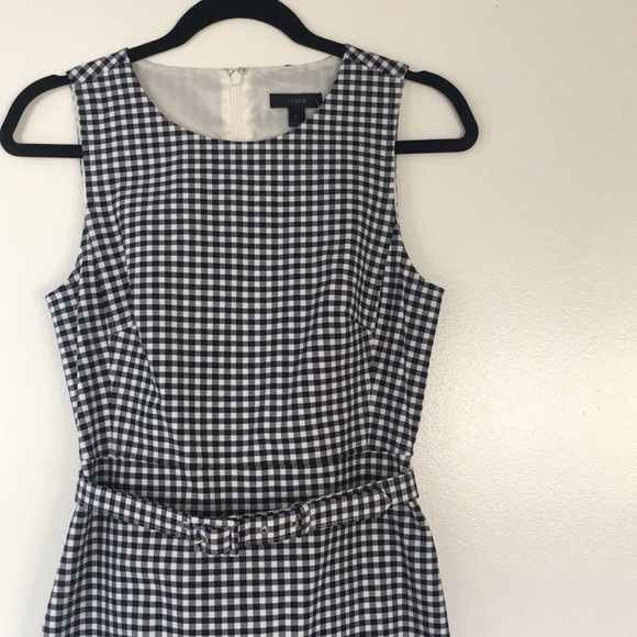 J. Crew Dresses & Skirts - J.Crew belted Gingham Dress